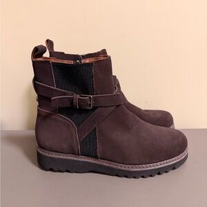 Women’s Donald Pliner Captain Buckled Lug Sole Bootie